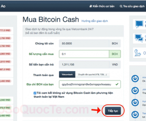 Cách Mua và Chuyển Bitcoin Cash (BCH) vào ví của ứng dụng BitPay