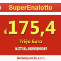 Xổ số SuperEnalotto của Ý lên mốc €175,4 triệu Euro: Lớn thứ 2 trong lịch sử của giải