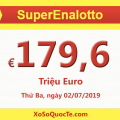 Xổ số SuperEnalotto vượt mốc cao nhất trong lịch sử lên €179,6 triệu Euro