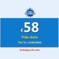 Euro Millions đang có Jackpot €58 triệu Euro cho phiên ngày 15/04/2020
