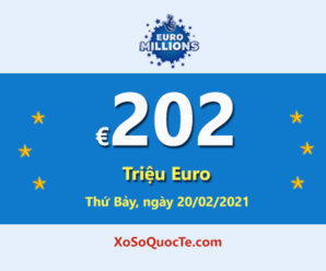 5 người chơi trúng giải Nhất; Jackpot Euro Millions hiện đang lớn nhất thế giới trị giá €202 triệu Euro
