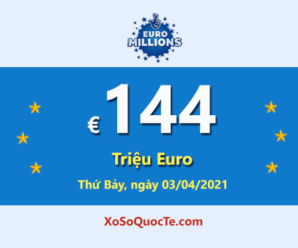 4 người trúng giải Nhất, Euro Millions đang có Jackpot €144 triệu Euro