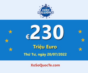 14 người chơi trúng giải Nhất; Jackpot Euro Millions đang là €230 triệu Euro