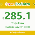 Jackpot chưa có chủ, xổ số Ý SuperEnalotto tăng lên tới €285,100,000