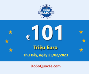 2 người chơi trúng giải Nhất; Jackpot Euro Millions đang là €101 triệu Euro
