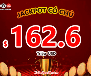 Jackpot của xổ số Powerball – $162.6 triệu đô-la có chủ trong phiên ngày 05/03/2023