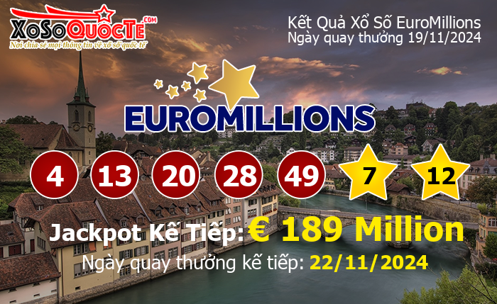 Kết Quả Xổ Số EuroMillions