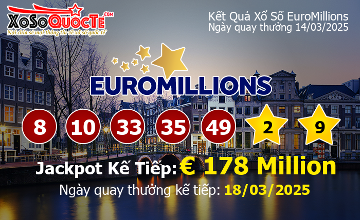 Kết Quả Xổ Số EuroMillions