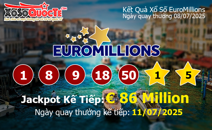 Kết Quả Xổ Số EuroMillions