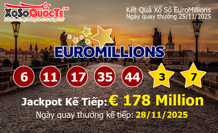 Kết Quả Xổ Số EuroMillions