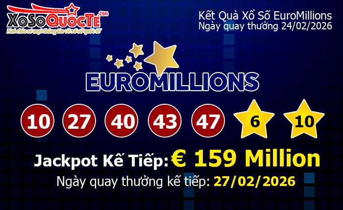 Kết Quả Xổ Số EuroMillions