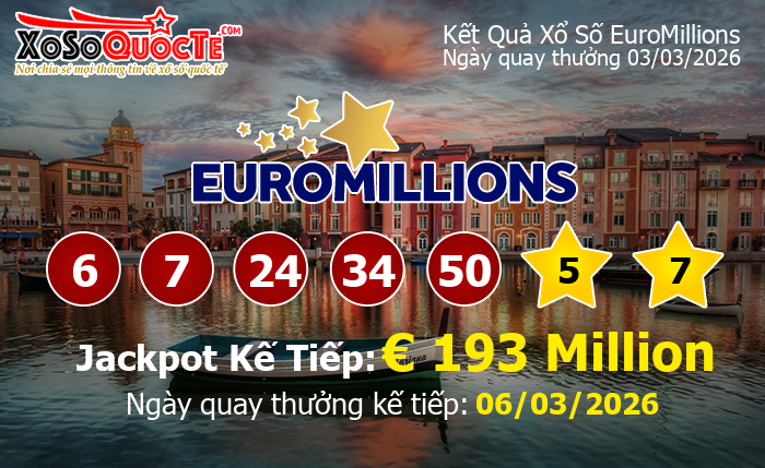 Kết Quả Xổ Số EuroMillions