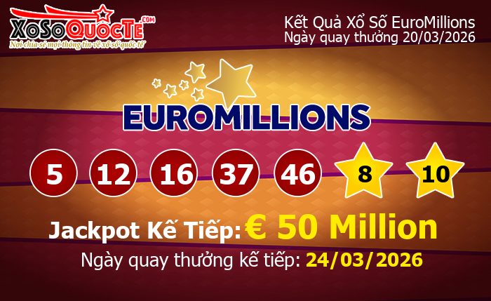Kết Quả Xổ Số EuroMillions
