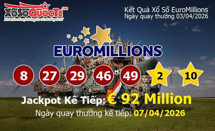 Kết Quả Xổ Số EuroMillions